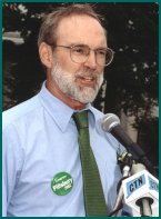 Charlie Pillsbury at a recent press conference.